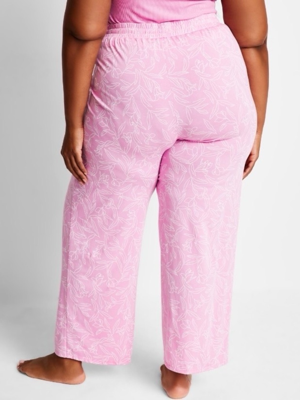 State of Day Pink Floral Knit Pajama Pants, Size XL - NWT - Picture 2 of 9